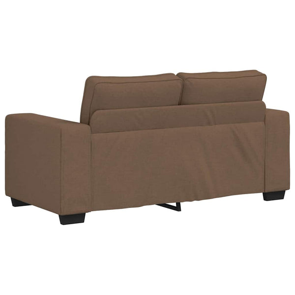 Braunes 2-Sitzer Sofa Stoff 160 cm