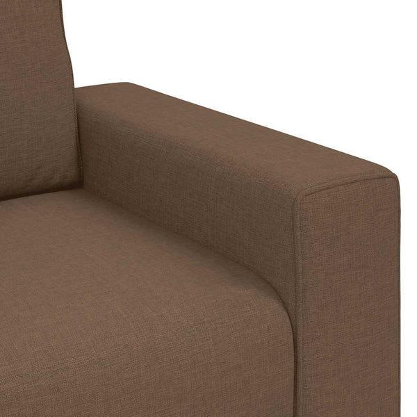Braunes 2-Sitzer Sofa Stoff 160 cm
