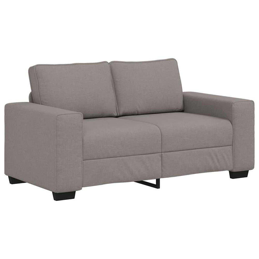 2-Sitzer Sofa Taupe Stoff 160 cm