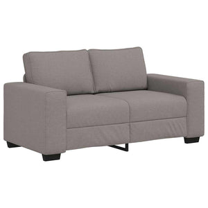 2-Sitzer Sofa Taupe Stoff 160 cm