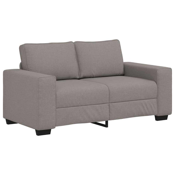 2-Sitzer Sofa Taupe Stoff 160 cm