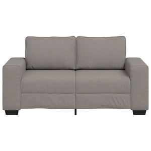 2-Sitzer Sofa Taupe Stoff 160 cm