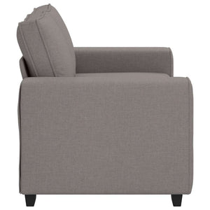 2-Sitzer Sofa Taupe Stoff 160 cm