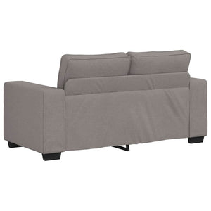 2-Sitzer Sofa Taupe Stoff 160 cm