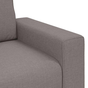 2-Sitzer Sofa Taupe Stoff 160 cm