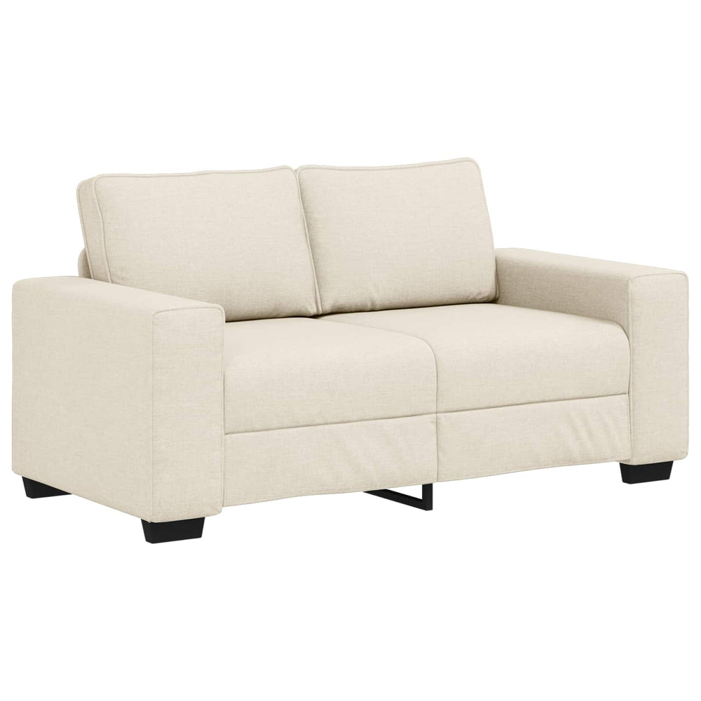 vidaXL | Canapé | avec oreillers avec oreillers Beige 160 x 77 x 82 cm Lin