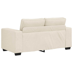 vidaXL | Canapé | avec oreillers avec oreillers Beige 160 x 77 x 82 cm Lin