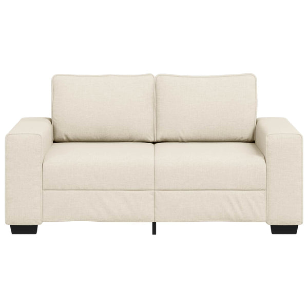 vidaXL | Canapé | avec oreillers avec oreillers Beige 160 x 77 x 82 cm Lin