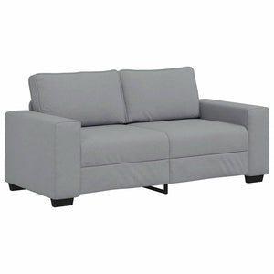 vidaXL Canapé 2 places Gris clair 180x77x82 cm Tissu