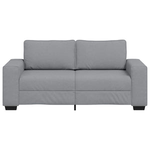 vidaXL Canapé 2 places Gris clair 180x77x82 cm Tissu