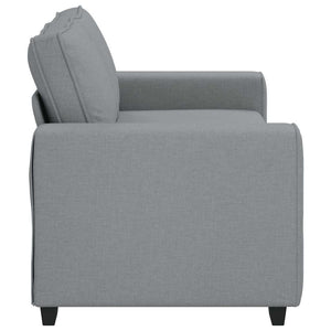 vidaXL Canapé 2 places Gris clair 180x77x82 cm Tissu
