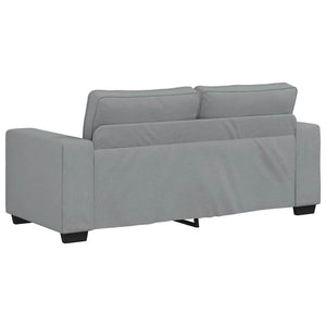 vidaXL Canapé 2 places Gris clair 180x77x82 cm Tissu