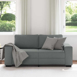 Dunkelgraues 2-Sitzer Sofa Stoff 180 cm