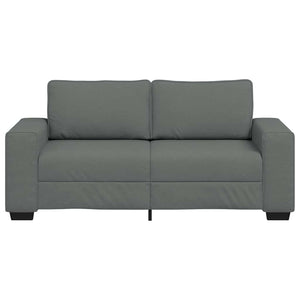 Dunkelgraues 2-Sitzer Sofa Stoff 180 cm