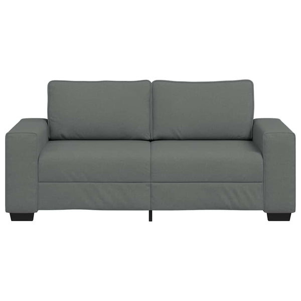 Dunkelgraues 2-Sitzer Sofa Stoff 180 cm