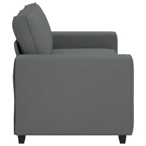 Dunkelgraues 2-Sitzer Sofa Stoff 180 cm