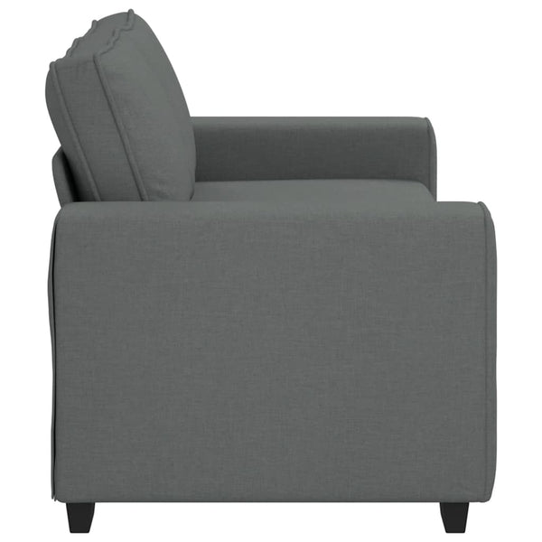Dunkelgraues 2-Sitzer Sofa Stoff 180 cm