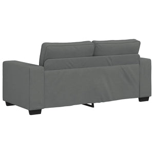 Dunkelgraues 2-Sitzer Sofa Stoff 180 cm