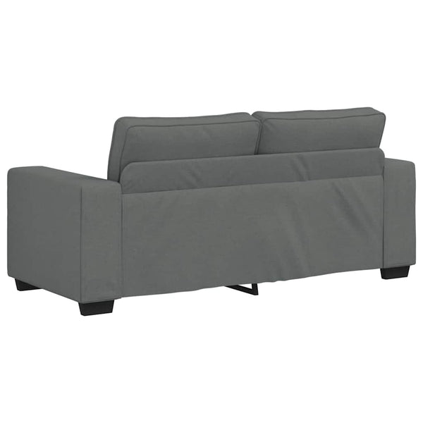 Dunkelgraues 2-Sitzer Sofa Stoff 180 cm