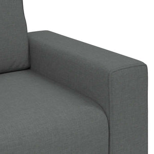 Dunkelgraues 2-Sitzer Sofa Stoff 180 cm