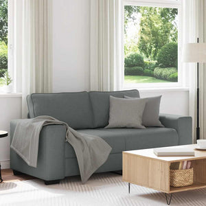 Dunkelgraues 2-Sitzer Sofa Stoff 180 cm