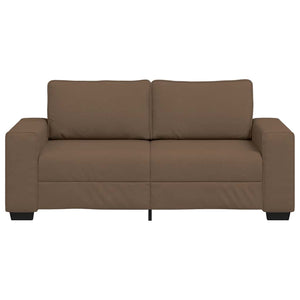 vidaXL Canapé à 2 places Marron 180x77x82 cm Tissu