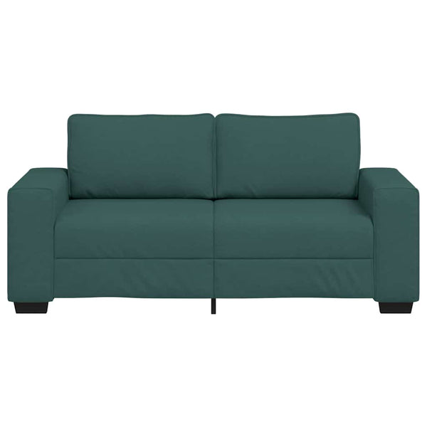 Dunkelgrünes 2-Sitzer Sofa