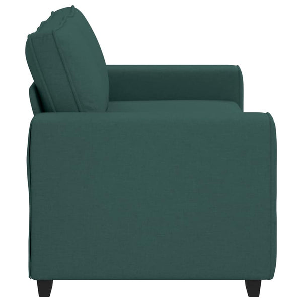 Dunkelgrünes 2-Sitzer Sofa