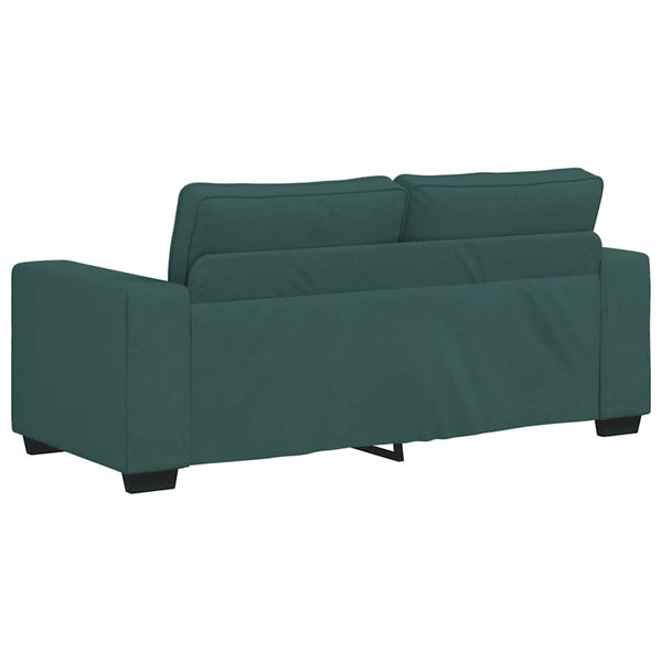 Dunkelgrünes 2-Sitzer Sofa