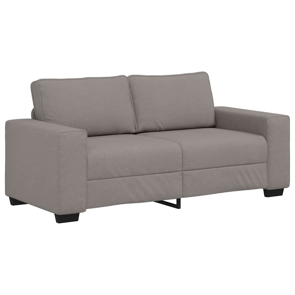 2-Sitzer Sofa Taupe Stoff 180 cm
