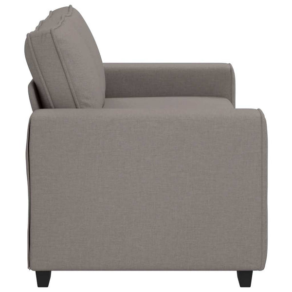 2-Sitzer Sofa Taupe Stoff 180 cm