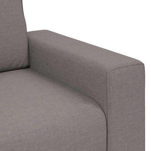 2-Sitzer Sofa Taupe Stoff 180 cm