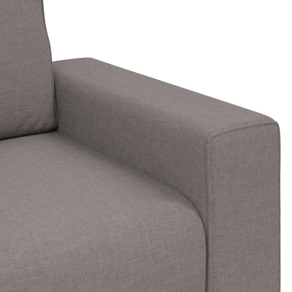 2-Sitzer Sofa Taupe Stoff 180 cm