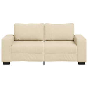2-Sitzer Sofa Creme Stoff 180 cm
