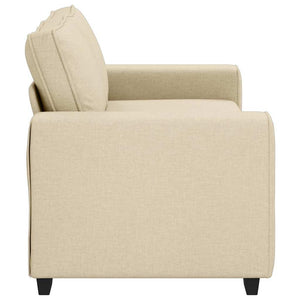 2-Sitzer Sofa Creme Stoff 180 cm