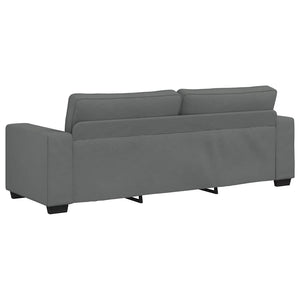 3-Sitzer Sofa Dunkelgrau Stoff