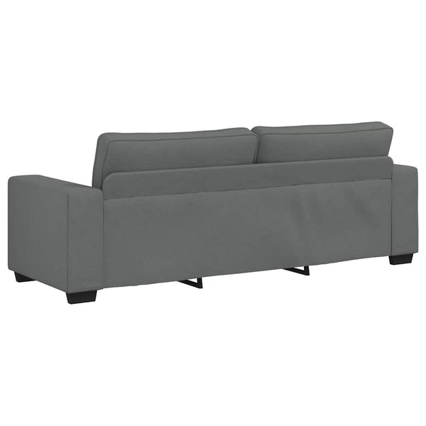 3-Sitzer Sofa Dunkelgrau Stoff
