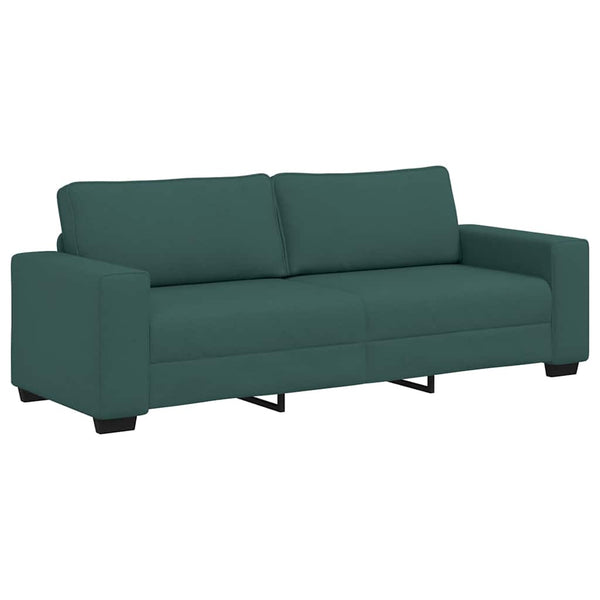 Dunkelgrünes 3-Sitzer Sofa