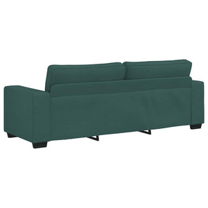 Dunkelgrünes 3-Sitzer Sofa
