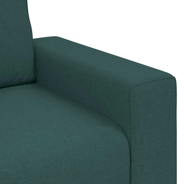 Dunkelgrünes 3-Sitzer Sofa