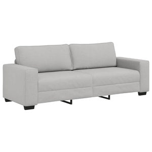 vidaXL Canapé 3 places gris nuage 220x77x82 cm tissu