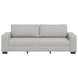 vidaXL Canapé 3 places gris nuage 220x77x82 cm tissu