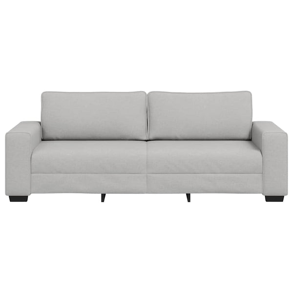 vidaXL Canapé 3 places gris nuage 220x77x82 cm tissu