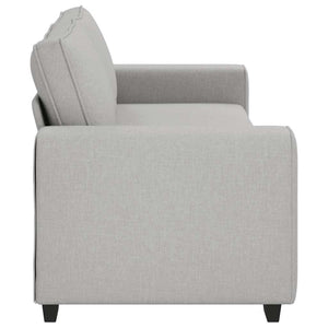 vidaXL Canapé 3 places gris nuage 220x77x82 cm tissu