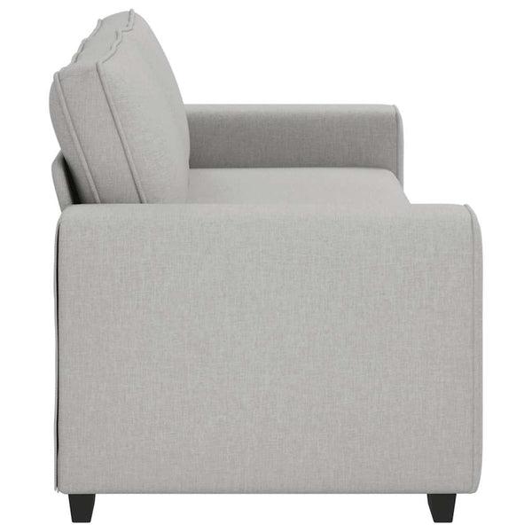 vidaXL Canapé 3 places gris nuage 220x77x82 cm tissu