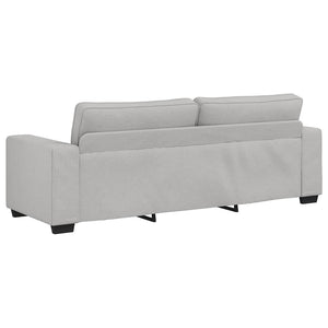 vidaXL Canapé 3 places gris nuage 220x77x82 cm tissu