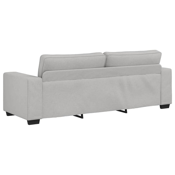 vidaXL Canapé 3 places gris nuage 220x77x82 cm tissu