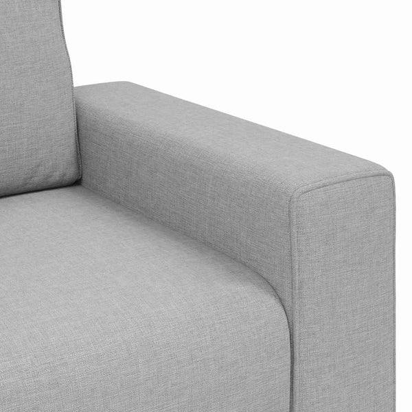 vidaXL Canapé 3 places gris nuage 220x77x82 cm tissu