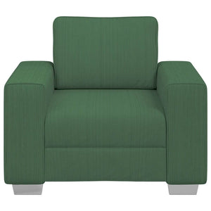 vidaXL Fauteuil vert foncé 100x77x82 cm velours côtelé