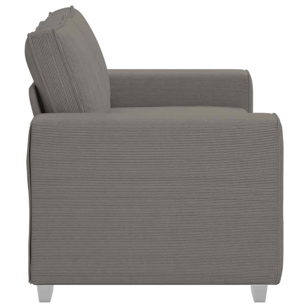 Helles Cord Zweisitzer Sofa